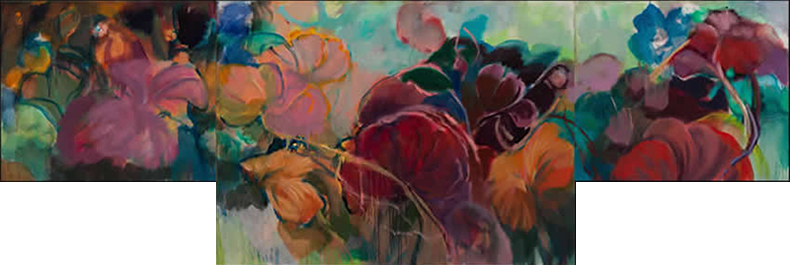 painting titled - Summer Garden